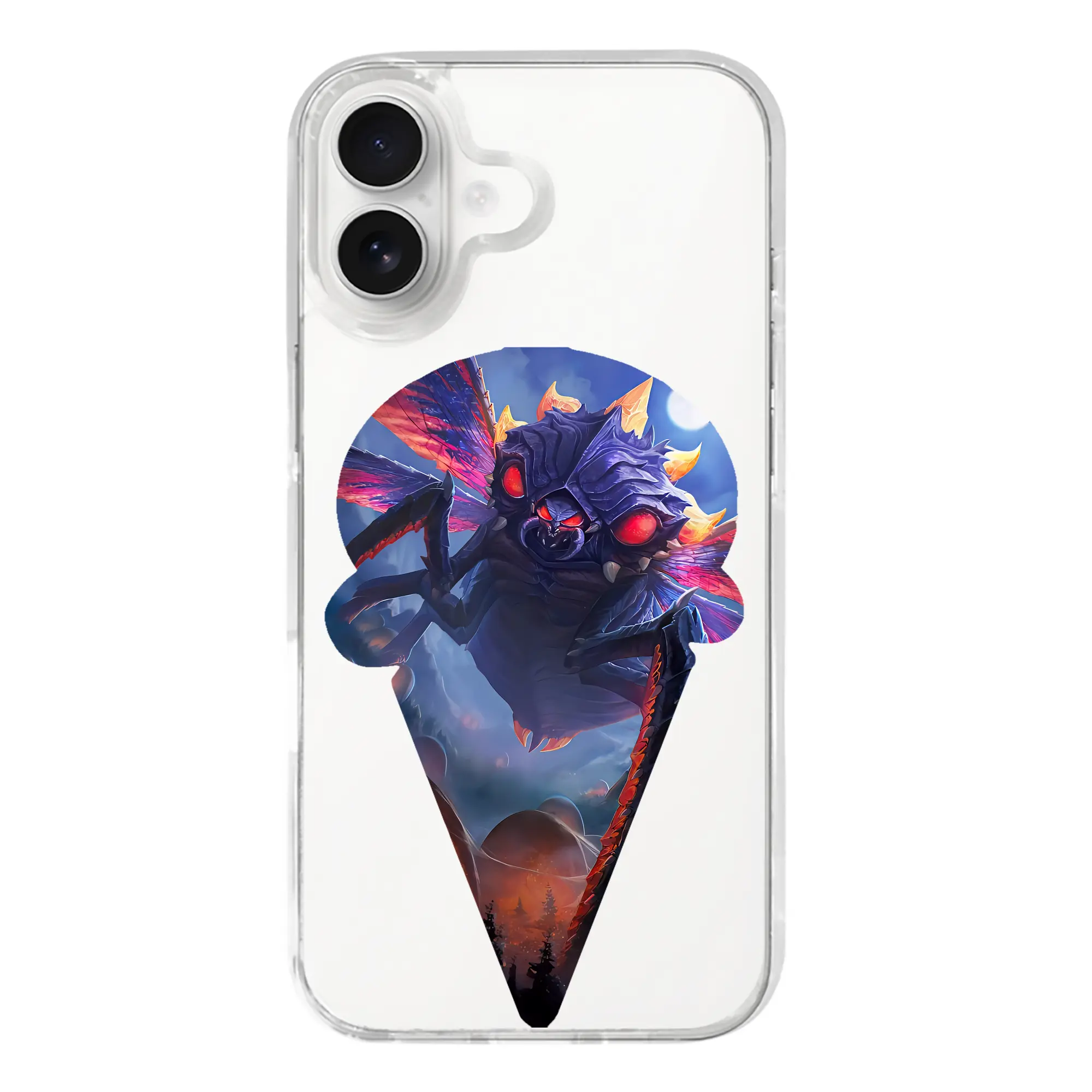 ゴジラ グッズ,バトラ - iPhone 17シリーズ 透明スマホケース – 薄型・耐衝撃・精密フィット保護カバー